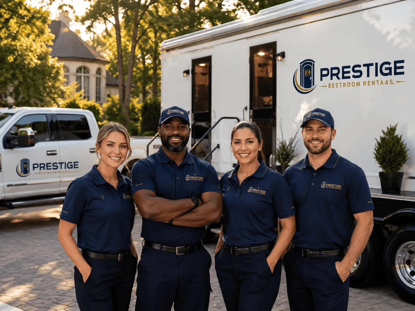 Trusted Luxury Portable Restrooms company in Carpio, ND
